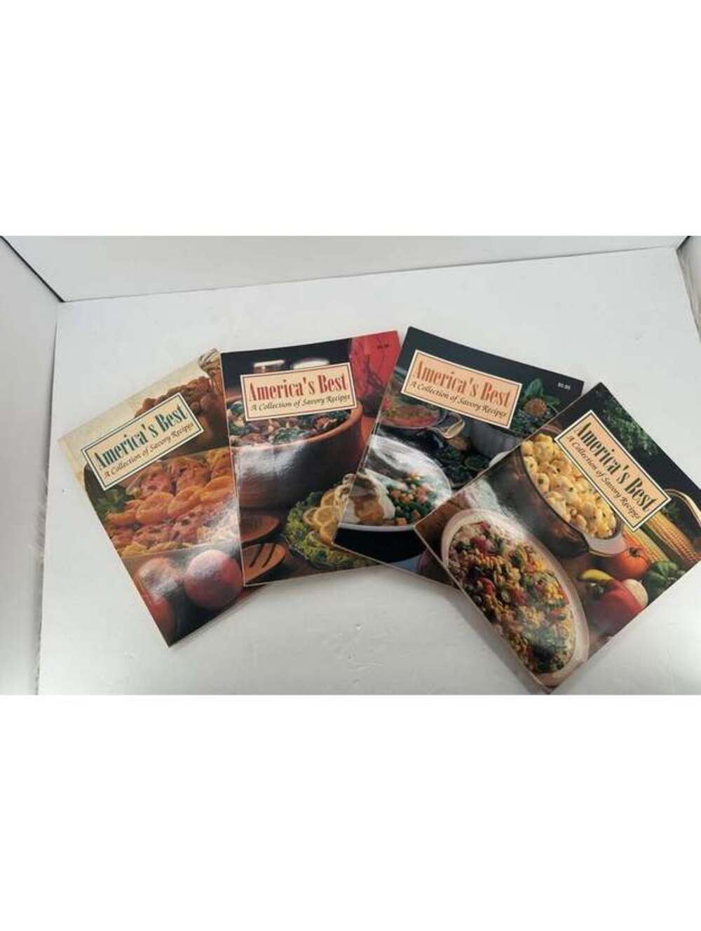 America's Best: A Collection of Savory Recipes Cookbooks - Set of 4